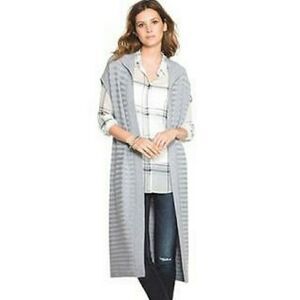 White House Black Market Full Body grey Cardigan Medium
